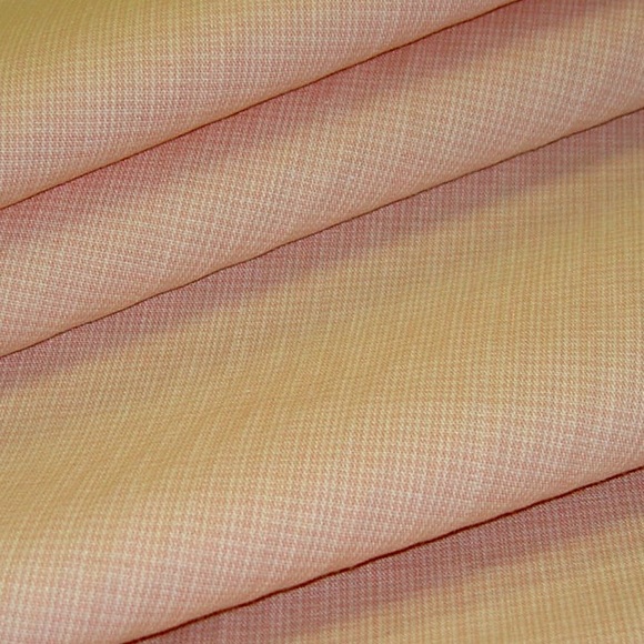 Pink Plaid Amali Color Shell Pink Cotton Fabric 💖 - Picture 1 of 4
